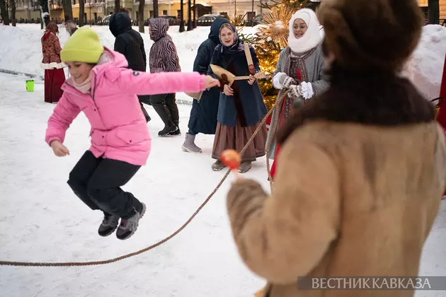 Масленичные гулянья в Москве