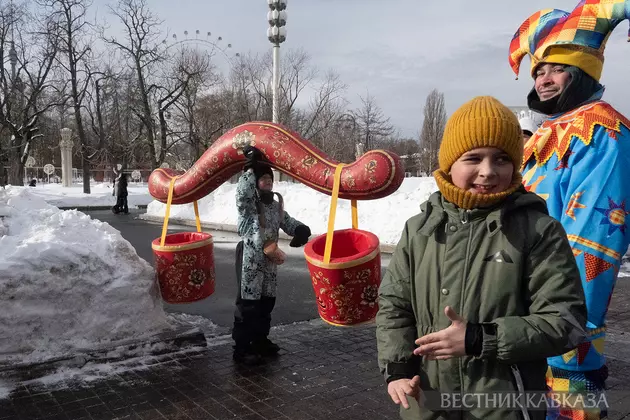 Масленичные гулянья в Москве
