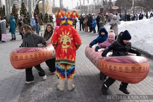 Масленичные гулянья в Москве