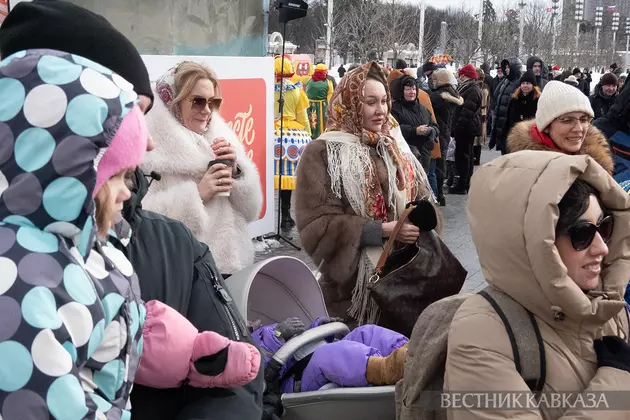 Масленичные гулянья в Москве