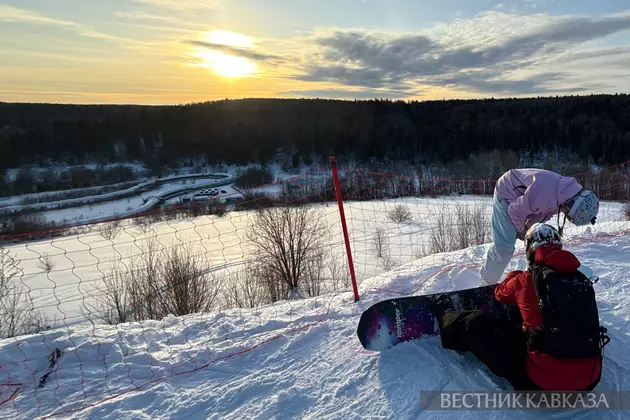 Сноубордисты в Степаново