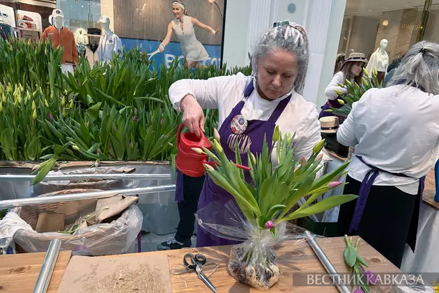 Продажа цветов в Петровском пассаже