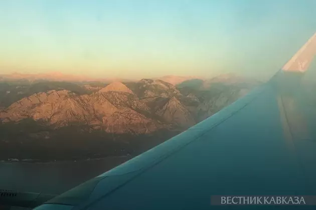 Вид из окна самолета