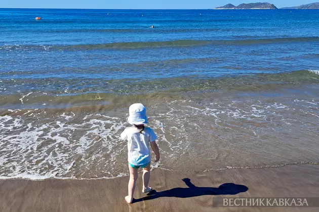 Ребенок на пляже