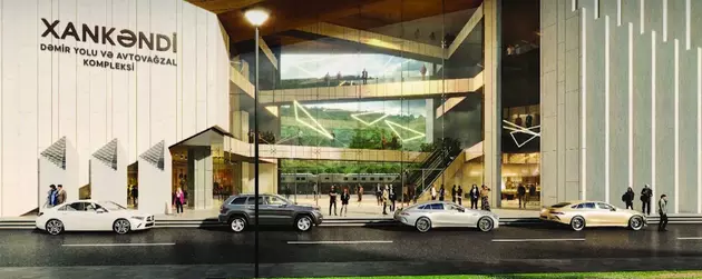 Проект Железнодорожного и автовокзального комплекса Ханкенди