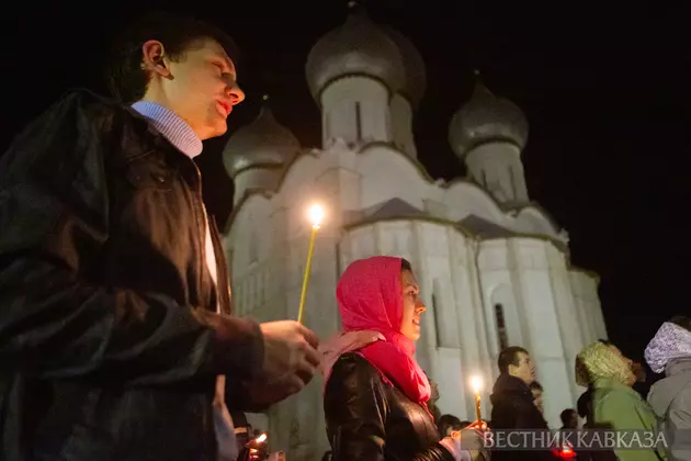Крестный ход на Пасху
