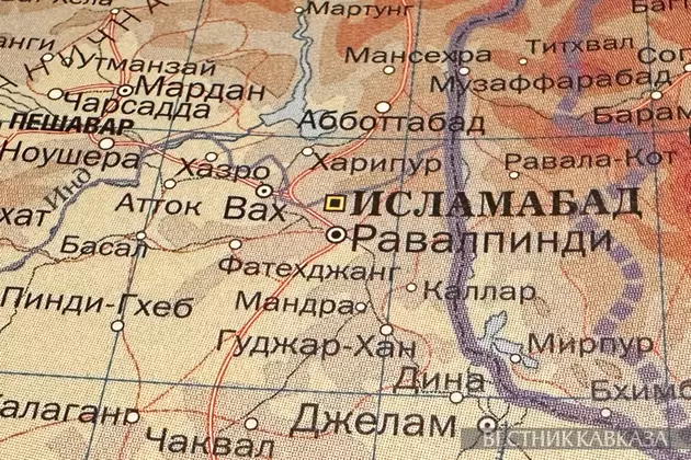 Исламабад на карте