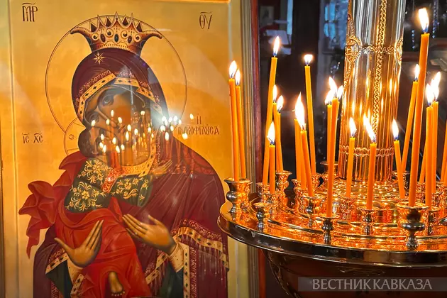 Икона Божией матери Сладкое Лобзание или Гликофилусса