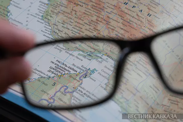 Карта Ормузского пролива