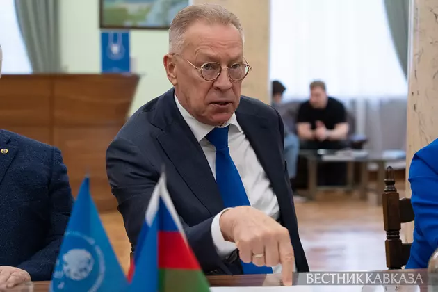 Встреча посла Азербайджана Мустафаева с ректором РГГУ Логиновым