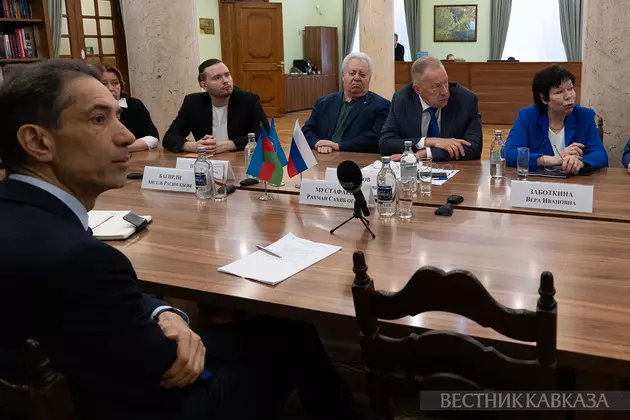 Встреча посла Азербайджана Мустафаева с ректором РГГУ Логиновым