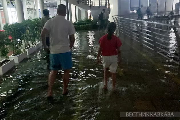 Затопление кафе