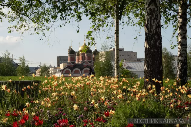 Весна в парке Зарядье