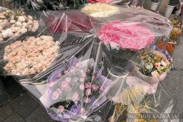 Продажа цветов на 8 марта