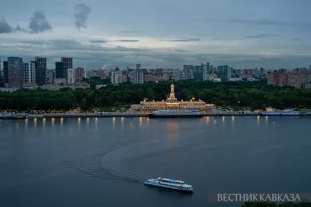 Вид на Северный речной вокзал