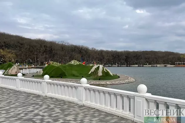 Центральная набережная в Железноводске