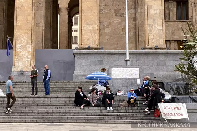 Здание парламента Грузии на проспекте Руставели 