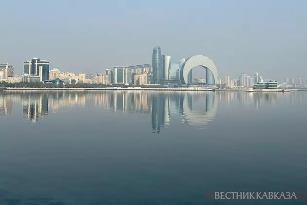 Вид на Баку