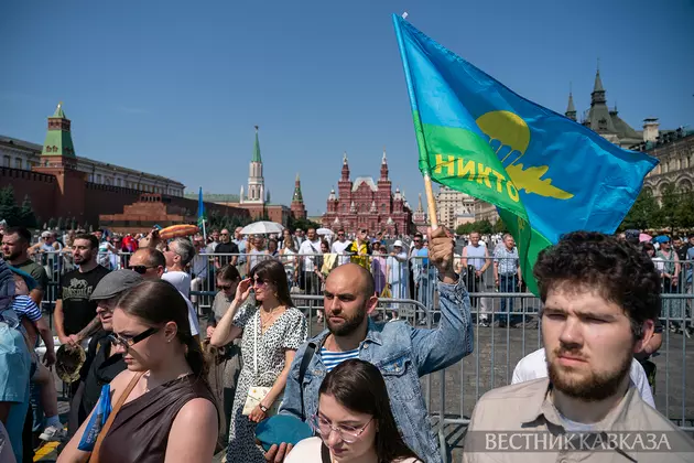 Празднование дня ВДВ
