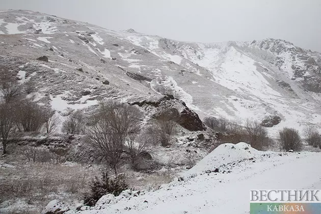 Горы Кельбаджара зимой