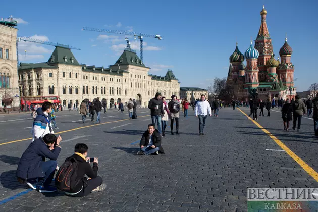 Россия вошла в тройку популярных туристических направлений