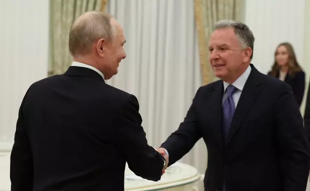 Владимир Путин и Стивен Уиткофф