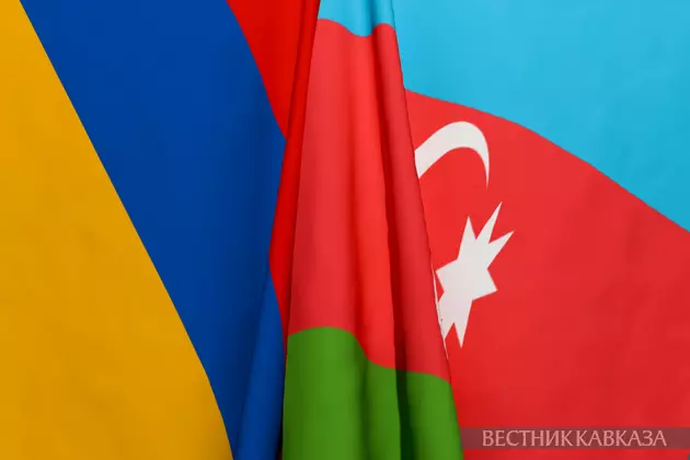 Флаги Армении и Азербайджана