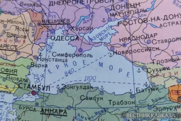 Карта Черного моря