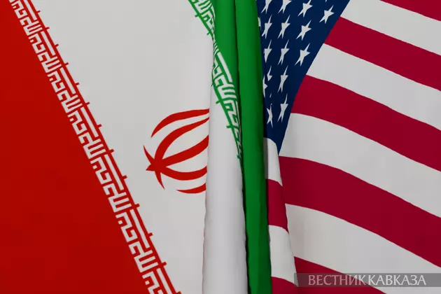 Флаги Ирана и США