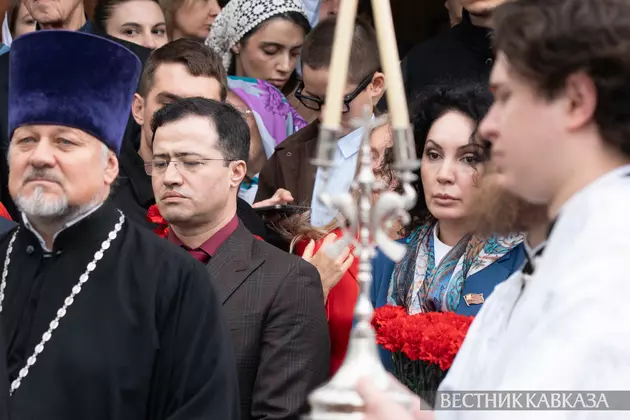 Траурное мероприятие посвященное памяти жертв террористического акта 2004 года в школе Беслана