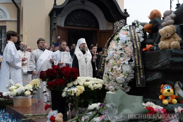 Траурное мероприятие посвященное памяти жертв террористического акта 2004 года в школе Беслана