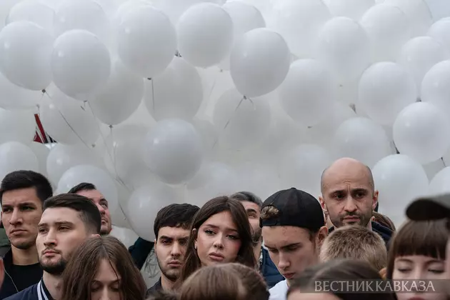Траурное мероприятие посвященное памяти жертв террористического акта 2004 года в школе Беслана