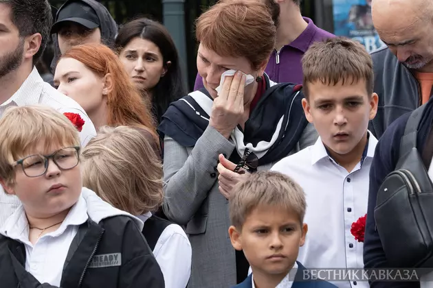 Траурное мероприятие посвященное памяти жертв террористического акта 2004 года в школе Беслана