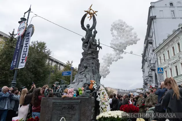 Траурное мероприятие посвященное памяти жертв террористического акта 2004 года в школе Беслана