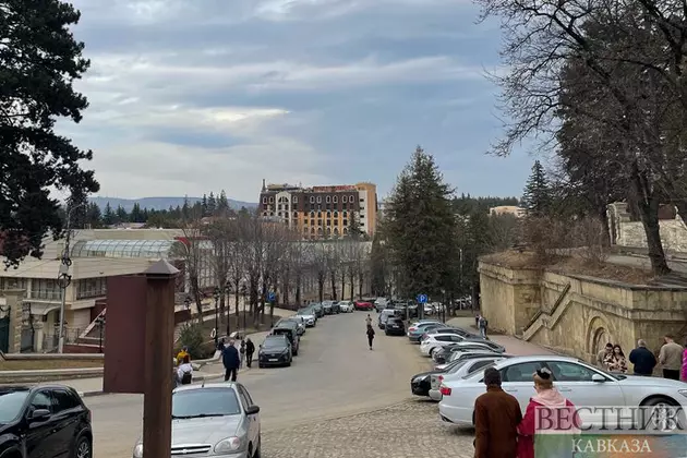 Каскадная лестница в Кисловодске