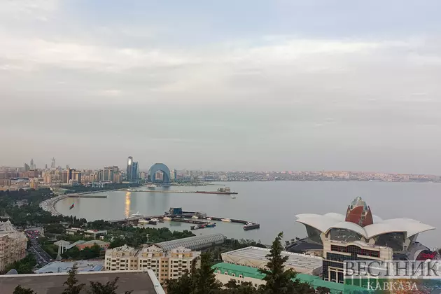 Вид на Баку