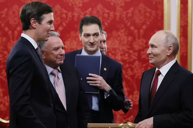 Владимир Путин со Стивеном Уиткоффом и Джаредом Кушнером
