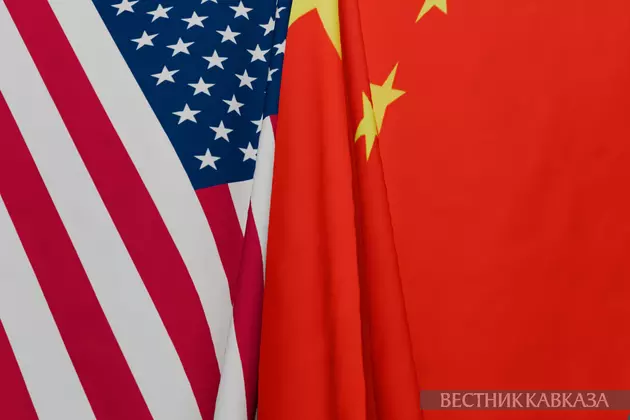 Флаги США и Китая