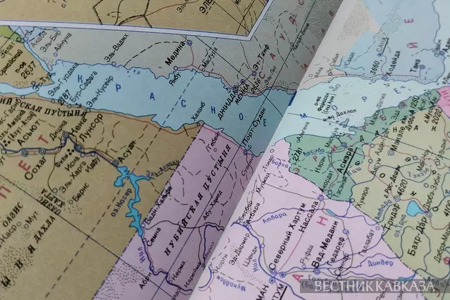 Карта Красного моря