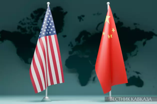 Флаги США и Китая