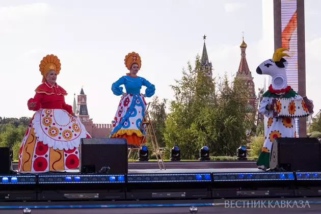 Представление ко Дню знаний в Зарядье