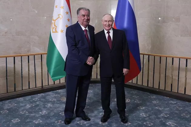 Владимир Путин и Эмомали Рахмон