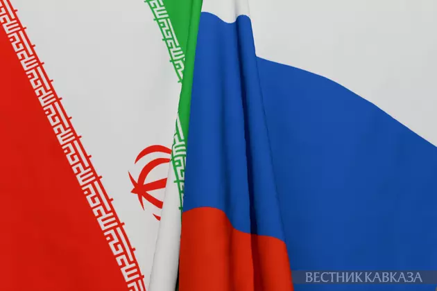 Флаги России и Ирана