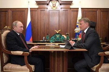 Путин встретится с главой Сбербанка