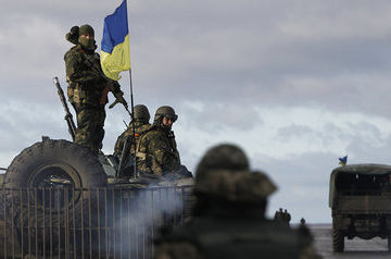 Украинские военные провели учения в Донбассе