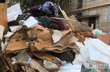 Власти Магаса обвинили жителей города в разбрасывании мусора