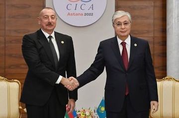 Алиев: успехи Казахстана радуют Азербайджан