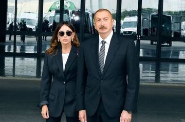 Ильхам Алиев и Мехрибан Алиева посетили Шекинский район