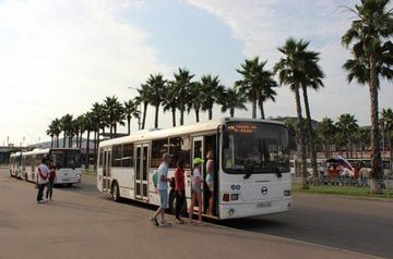 В первый день нового года на маршруты в Сочи вышли новые автобусы
