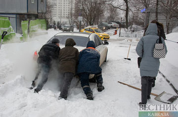 В Краснодарском крае выпал первый снег